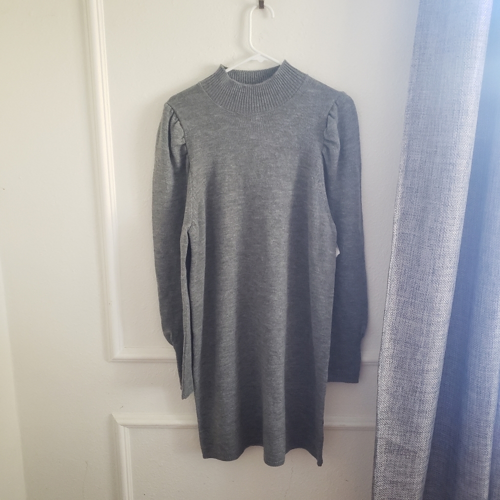 Wayf lola puff sweater dress